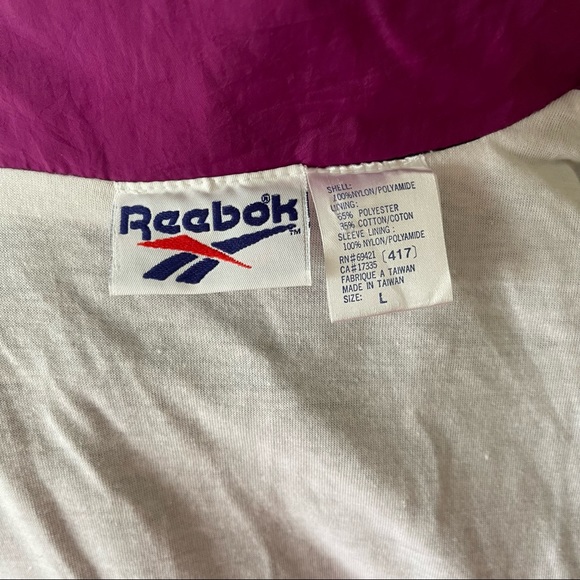 Reebok new vintage deadstock 90s track suit jogging suit windbreaker - Picture 8 of 14